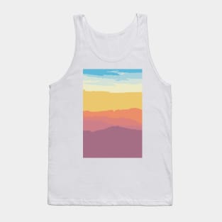 Sunrise in the mountains Tank Top